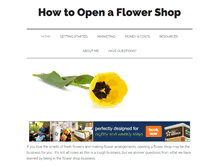 Tablet Screenshot of openaflowershop.com